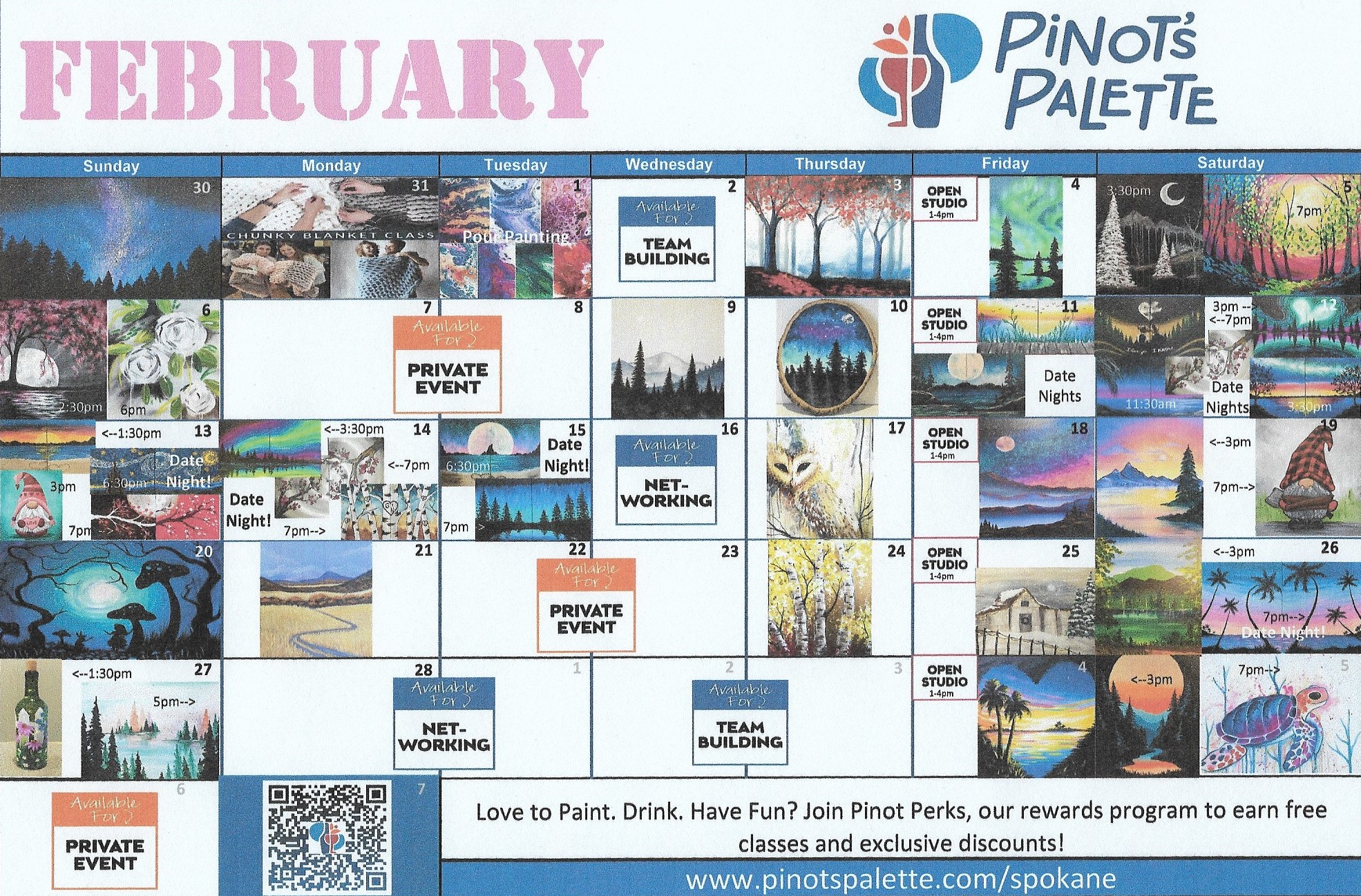 February Calendar is Out!